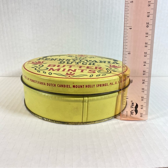 Vintage Pennsylvania Dutch Butter Mints Tin - Picture 4 of 5
